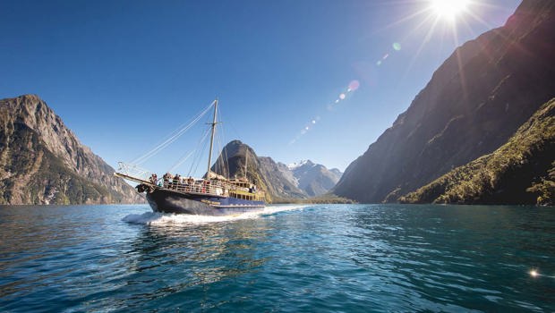 Milford Wanderer cruising Milford Sound